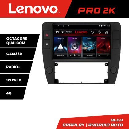 Navigatie Passat B5 1997-2004 Android radio gps internet 8 core QLED 2K 12+256 360 Lenovo