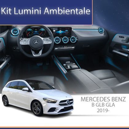 Lumini ambientale Mercedes W247-02+08 2019-2025 dedicat ventilatoare iluminate control telefon sau sistem original