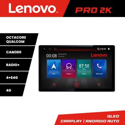 Navigatie Dodge Challenger 2015-2021 Lenovo PRO 4+64 13 inch 2K android 4G DSP gps internet  KIT-dart