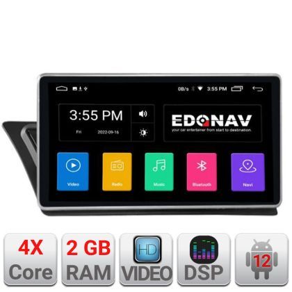 Navigatie Audi Q5 2008-2016 NON-MMI A-Q5  2+32 GB Android Waze USB Navigatie Internet Youtube Radio
