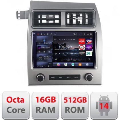 Navigatie Audi Q7 2005-2015 Qled 2K Octa Core 16+512 LTE 4G DSP Wifi 5Ghz android auto carplay radio gps internet kit-audi-q7+EDT-E809-2K