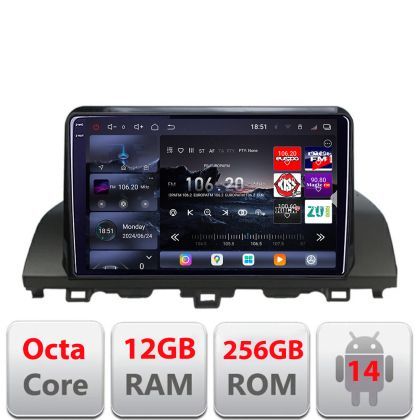 Navigatie Honda Accord 2019-2022 Qled 2K Octa Core 16+512 LTE 4G DSP Wifi 5Ghz android auto carplay radio gps internet Kit-+EDT-E810-2K