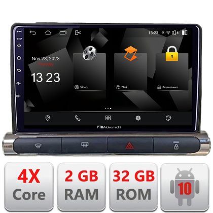 Navigatie Citroen C3 2017-2024 ecran color de fabrica Nakamichi Android Ecran 720P Quad Core 2+32 carplay android auto NAM5230