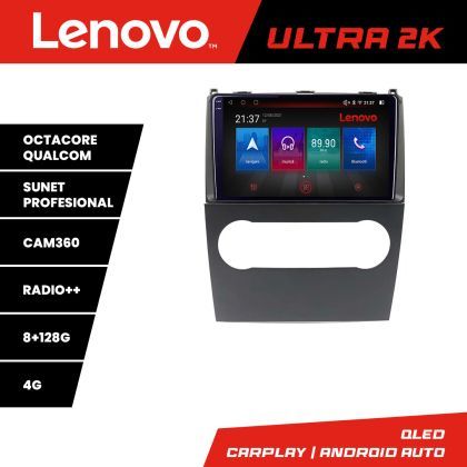 Navigatie Mercedes clasa A W169 2004-2012 Qled 2K Octa Core 8+128 LTE 4G DSP Wifi 5Ghz HDMI android auto carplay radio gps internet Kit-+ULTRA-2K-9-8+128