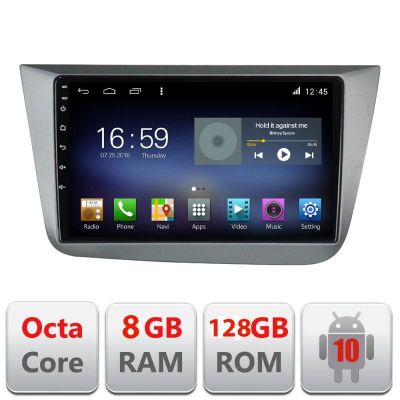 Navigatie Seat Leon 2005-2012 F-leon05 Octa Core cu Android Radio Bluetooth Internet GPS WIFI DSP 8+128GB 4G