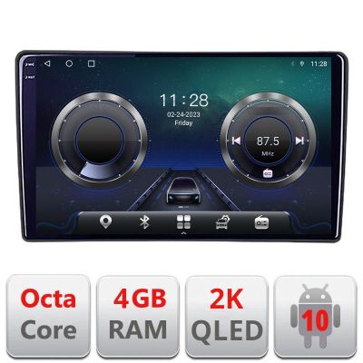 Navigatie HHyundai I40 Android Octa Core Ecran 2K QLED GPS 4G 4+32GB 360 kit-i40+EDT-E409-2K