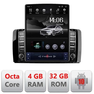 Navigatie Mercedes Clasa R G-215 ecran tip TESLA 9.7" cu Android Radio Bluetooth Internet GPS WIFI 4+32GB DSP 4G Octa