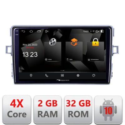 Navigatie Toyota Verso 2010-2016 5230-133 Android Ecran 720P Quad Core 2+32 carplay android auto