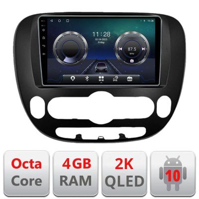 Navigatie Kia Soul 2014-2019 Android ecran Qled 2K Octa core 4+32 Kit-soul-2014+EDT-E409-2K