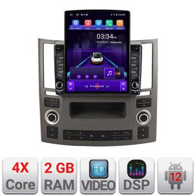 Navigatie Infiniti FX45 2007-2009 Android radio gps internet quad core 2+32 ecran vertical 9.7" fx45-old+EDT-E708