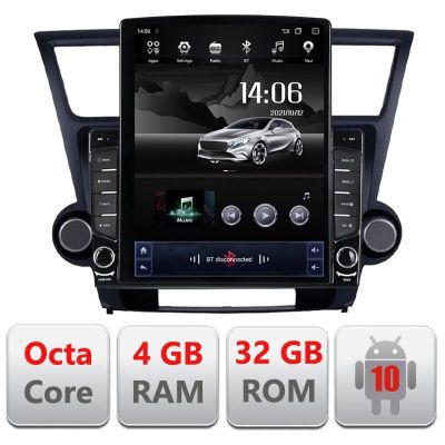 Navigatie Toyota Highlander 2007-2013 Android radio gps internet Octa Core 4+64 LTE Kit-highlander+EDT-E710