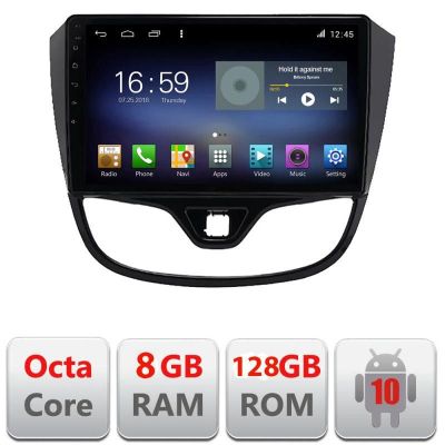 Navigatie Opel Karl 2017- F-karl Octa Core cu Android Radio Bluetooth Internet GPS WIFI DSP 8+128GB 4G