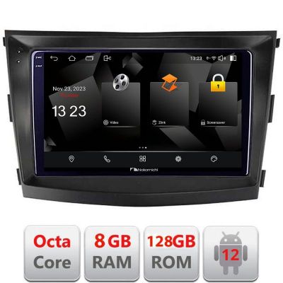 Navigatie SsangYong Tivoli 2015-2019 Android radio gps internet octa core 8+128 carplay android auto