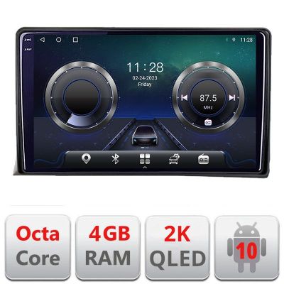 Navigatie vw multivan 2003-2015 C-multivan Android Octa Core Ecran 2K QLED GPS 4G 4+32GB 360 KIT-multivan+EDT-E409-2K