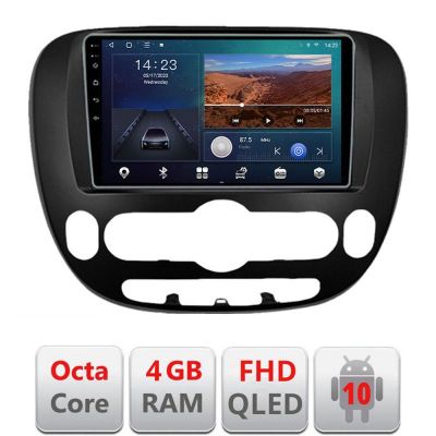 Navigatie Kia Soul 2014-2019 Android radio gps internet quad core 4+64 carplay android auto Kit-soul-2014+EDT-E309v3