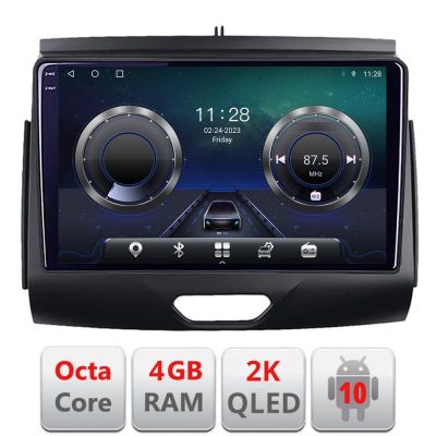 Navigatie Ford Ranger 2015- cu cd Android ecran Qled 2K Octa core 4+32 Kit-574-2020+EDT-E409-2K