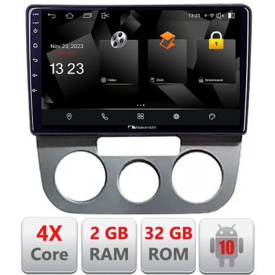 Navigatie VW Golf 5 2004-2010 clima manuala Android Ecran 720P Quad Core 2+32 carplay android auto