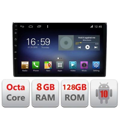 Navigatie Audi A4 B6 F-050 Octa Core cu Android Radio Bluetooth Internet GPS WIFI DSP 8+128GB 4G v1