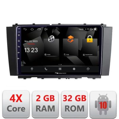 Navigatie Mercedes CLK W209 Android radio gps internet quad core 2+32 carplay android auto