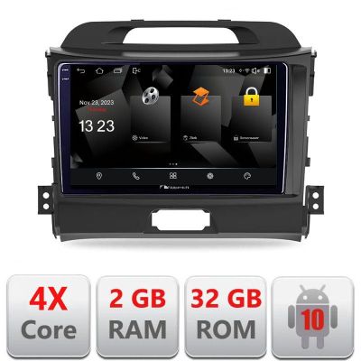 Navigatie Kia Sportage 2010- 5230-325 Android Ecran 720P Quad Core 2+32 carplay android auto