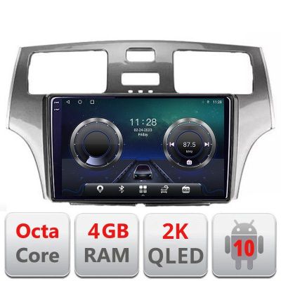 Navigatie Lexus ES intre anii 2001-2006 Android Octa Core Ecran 2K QLED GPS 4G 4+32GB 360 KIT-ES-2001+EDT-E409-2K