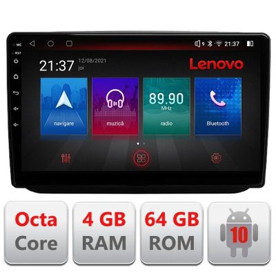 Navigatie Skoda Fabia 2 2009-2014 Android radio gps internet Octa Core 4+64 LTE Kit-fabia2+EDT-E510-PRO