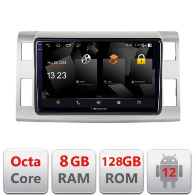 Navigatie Toyota Estima intre anii 2006-2013 Android Octa Core Qualcomm 2K Qled 8+128 DTS DSP 360 4G Optical