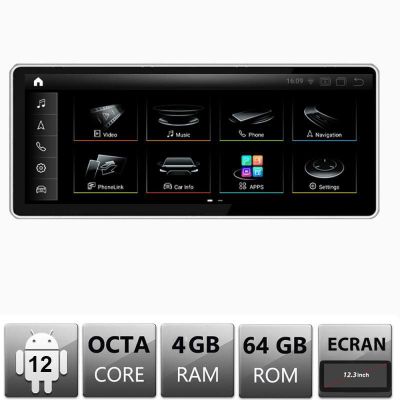 Navigatie Audi A6 C6 MMI2G 2005-2008 Android Octa Core 4+64 12.3" 1920x720