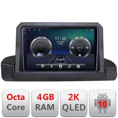 Navigatie BMW Seria 3 E90 fara ecran de fabrica Android Octa Core Ecran 2K QLED GPS 4G 4+32GB 360 KIT-e90+EDT-E409-2K