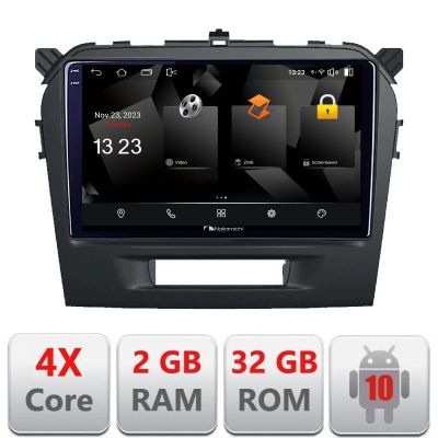 Navigatie Suzuki Grand Vitara 2016- 5230-2265 Android Ecran 720P Quad Core 2+32 carplay android auto