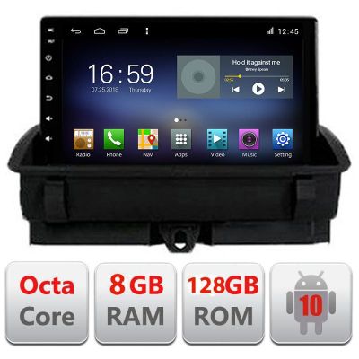 Navigatie Audi Q3 2011-2018 Android radio gps internet Octa Core 8+128GB LTE Kit-q3+EDT-E609