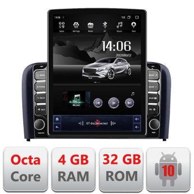 Navigatie Volvo S80 2004-2006 G-S80 ecran tip TESLA 9.7" cu Android Radio Bluetooth Internet GPS WIFI 4+32GB DSP 4G Oc