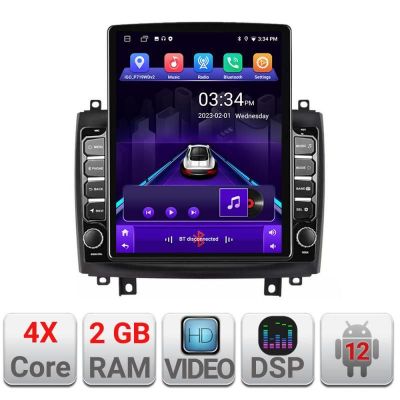 Navigatie Cadillac CTS 2003-2007 ecran tip TESLA 9.7" cu Android Radio Bluetooth Internet GPS WIFI 2+32 DSP Quad Core