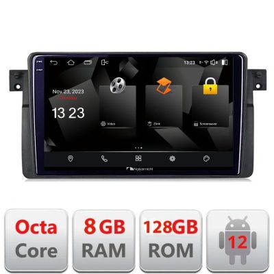 Navigatie BMW Seria 3 E46 5960Pro-052 Android Octa Core Qualcomm 2K Qled 8+128 DTS DSP 360 4G Optical