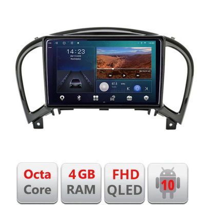 Navigatie Nissan Juke 2010-2015 B-JUKE Android Ecran QLED octa core 4+64 carplay android auto KIT-JUKE+EDT-E309V3