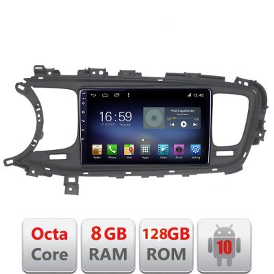 Navigatie Kia Optima 2014-2015 Android radio gps internet Octa Core 8+128 LTE Kit-091-v2+EDT-E609