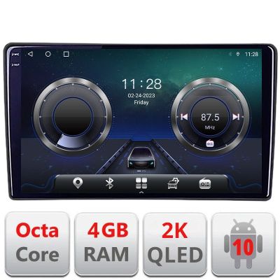 Navigatie Kia Sorento 2012-2015 C-SORENTO12 Android Octa Core Ecran 2K QLED GPS 4G 4+32GB 360 KIT-sorento12+EDT-E409-2K