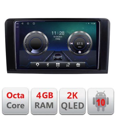 Navigatie Mercedes ML GL C-213 Android Octa Core Ecran 2K QLED GPS 4G 4+32GB 360 KIT-213+EDT-E409-2K