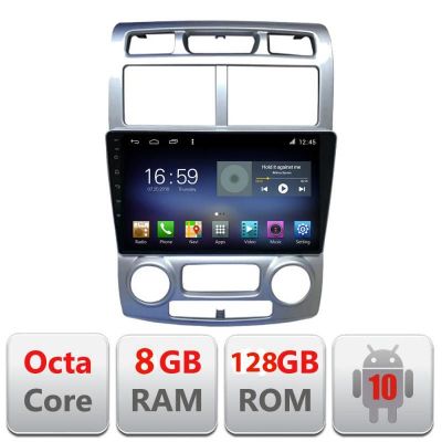 Navigatie Kia Sportage 2005-2007 F-0023 Octa Core cu Android Radio Bluetooth Internet GPS WIFI DSP 8+128GB 4G