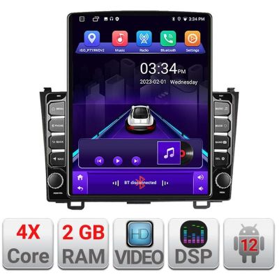 Navigatie Honda CR-V K-009 ecran tip TESLA 9.7" cu Android Radio Bluetooth Internet GPS WIFI 2+32 DSP Quad Core