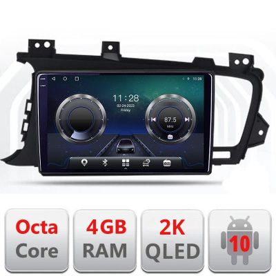 Navigatie Kia Optima 2011-2013 C-091 Android Octa Core Ecran 2K QLED GPS 4G 4+32GB 360 KIT-091+EDT-E409-2K