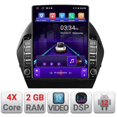 Navigatie HHyundai IX35 K-361 ecran tip TESLA 9.7" cu Android Radio Bluetooth Internet GPS WIFI 2+32 DSP Quad Core