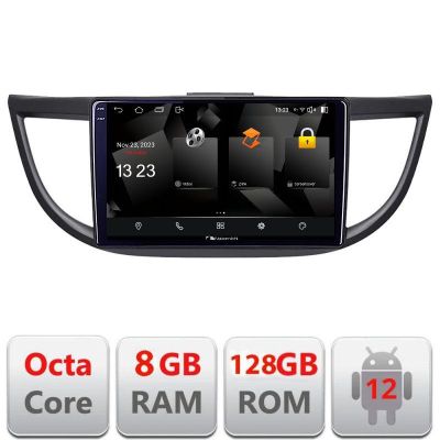 Navigatie Honda CRV 2012-2016 5960Pro-469 Android Octa Core Qualcomm 2K Qled 8+128 DTS DSP 360 4G Optical