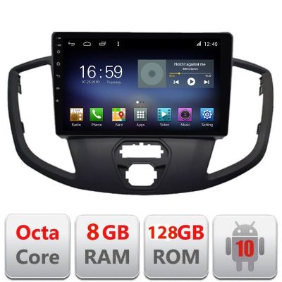 Navigatie Ford Transit V363 2015-2021 Android radio gps internet Octa Core 8+128 LTE Kit-custom+EDT-E609