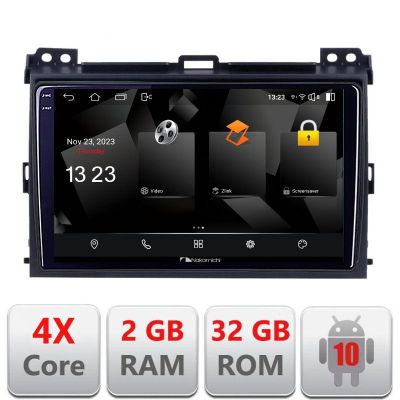 Navigatie Toyota Prado 2007- 5230-456 Android Ecran 720P Quad Core 2+32 carplay android auto