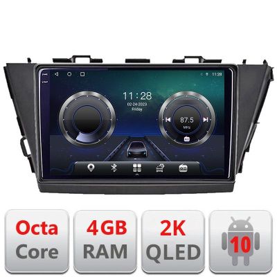 Navigatie Toyota Prius 5 Plus 2012-2020 Android Octa Core Ecran 2K QLED GPS 4G 4+32GB 360 kit-prius5-plus+EDT-E409-2K