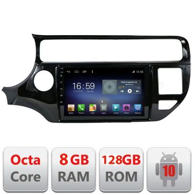 Navigatie KIA RIO 2014-2017 Manual F-504 Octa Core cu Android Radio Bluetooth Internet GPS WIFI DSP 8+128GB 4G