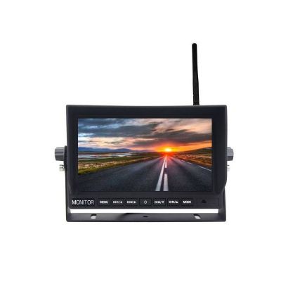 Edotec EDT-CM709MDW Monitor wireless cu ecran digital TFT de 7" pentru dube camioane si utilaje