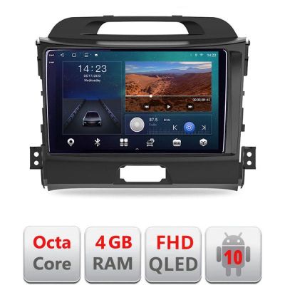 Navigatie Kia Sportage 2010- B-325 Android Ecran QLED octa core 4+64 carplay android auto KIT-325+EDT-E309V3