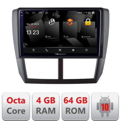 Navigatie Subaru Forester 2007-2013 5510-SU01 Android Octa Core 720p 4+64 DSP 360 camera carplay android auto